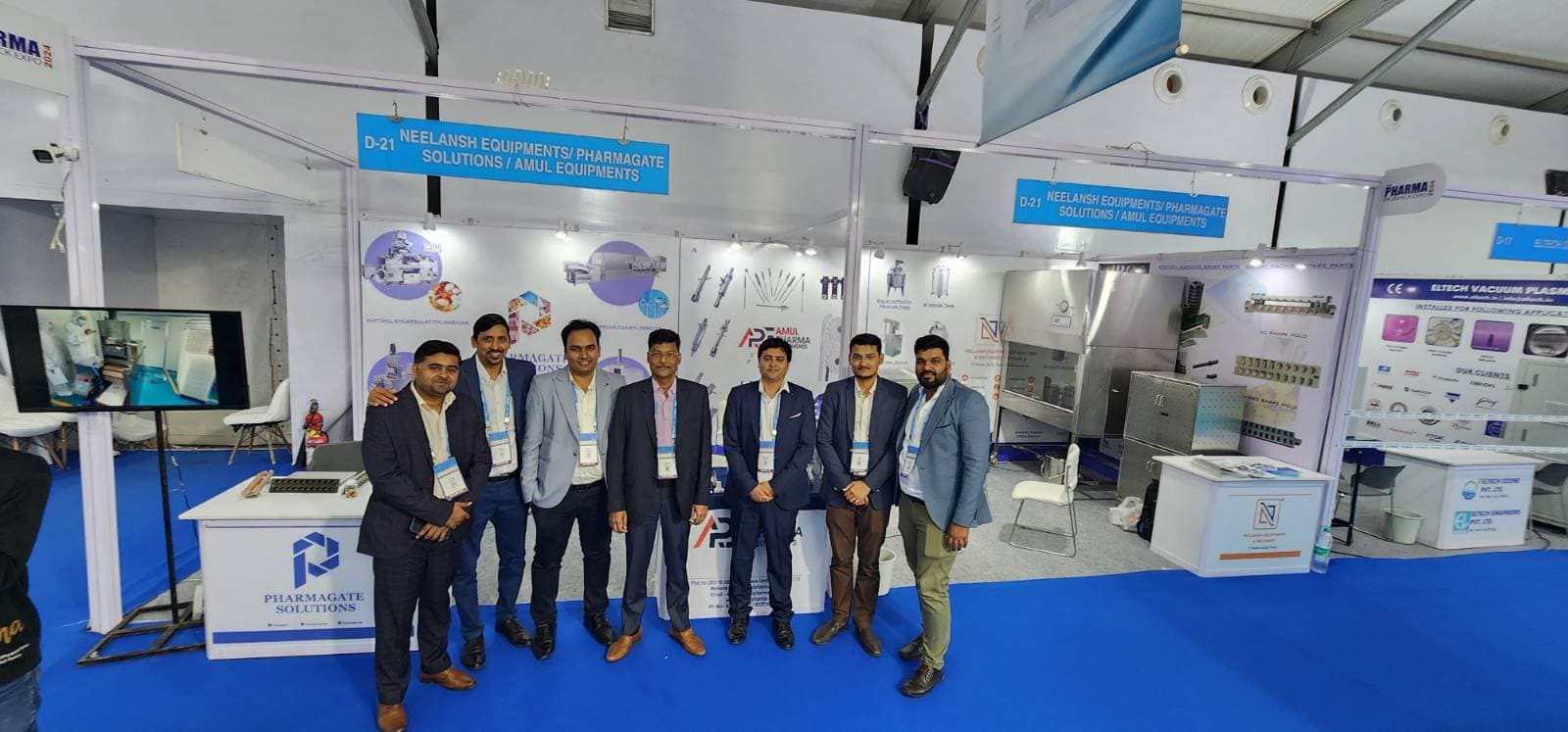 9th Nepal Pharma Expo 2024, Bharatpur, Chitwan — Neelansh team at the expo