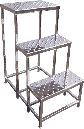 SS Step ladder and Pallets