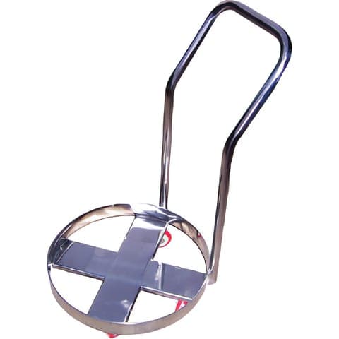 Drum trolley with handle made by Neelansh Equipments & Machines, Pune