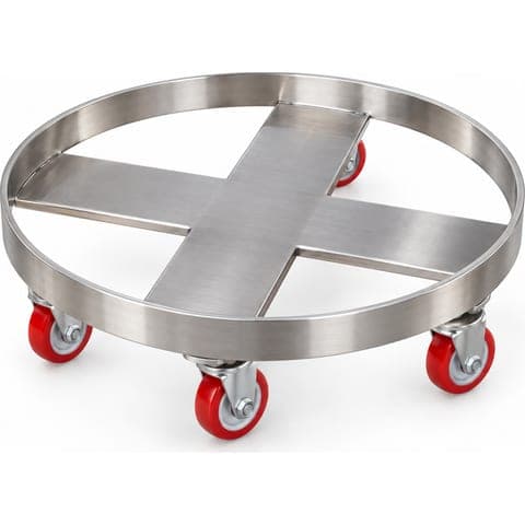 Drum trolley without handle made by Neelansh Equipments & Machines, Pune