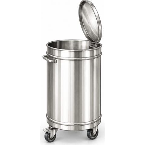 Mobile dustbin made by Neelansh Equipments & Machines, Pune