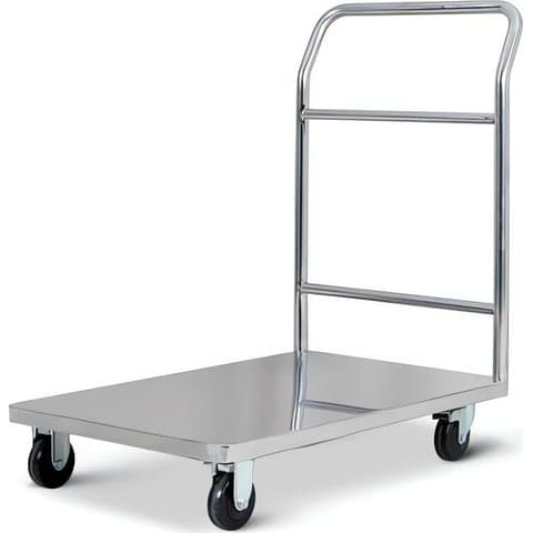 Single-handle platform trolley made by Neelansh Equipments & Machines, Pune