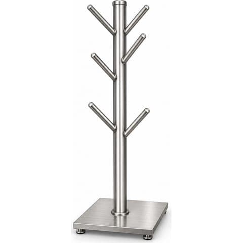 SS helmet stand made by Neelansh Equipments & Machines, Pune