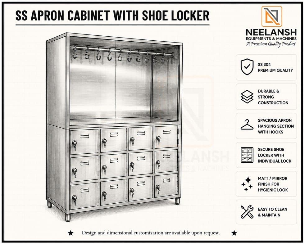 Cabinet for Apron & Shoes