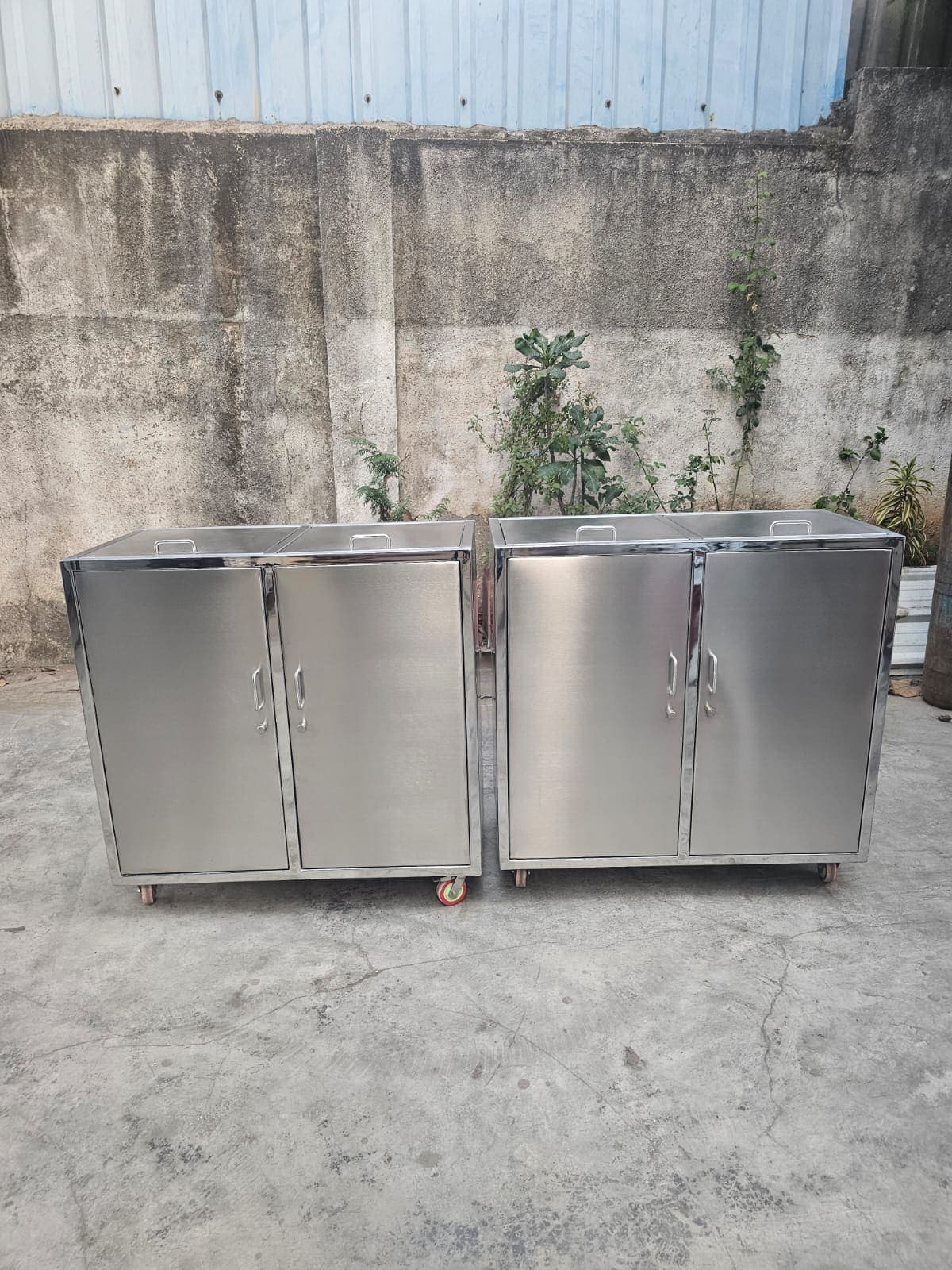 SS cabinet trolleys we have made — photo 1 of 2