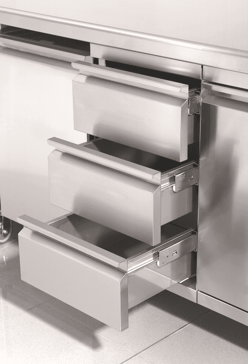 Stainless steel drawer cabinet