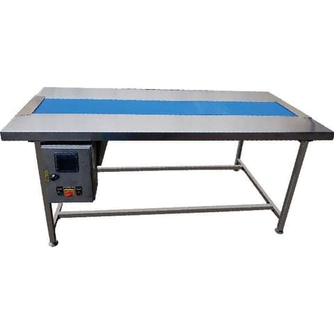 Conveyor with work surfaces made by Neelansh Equipments & Machines, Pune