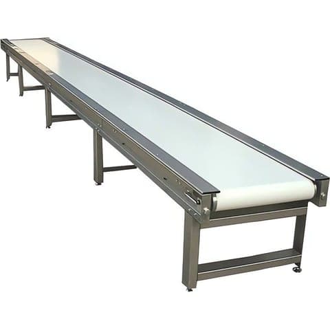 Inline belt conveyor made by Neelansh Equipments & Machines, Pune