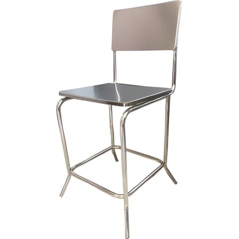 SS chair with fixed back made by Neelansh Equipments & Machines, Pune