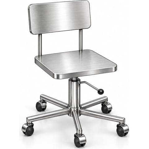 SS swivel chair made by Neelansh Equipments & Machines, Pune