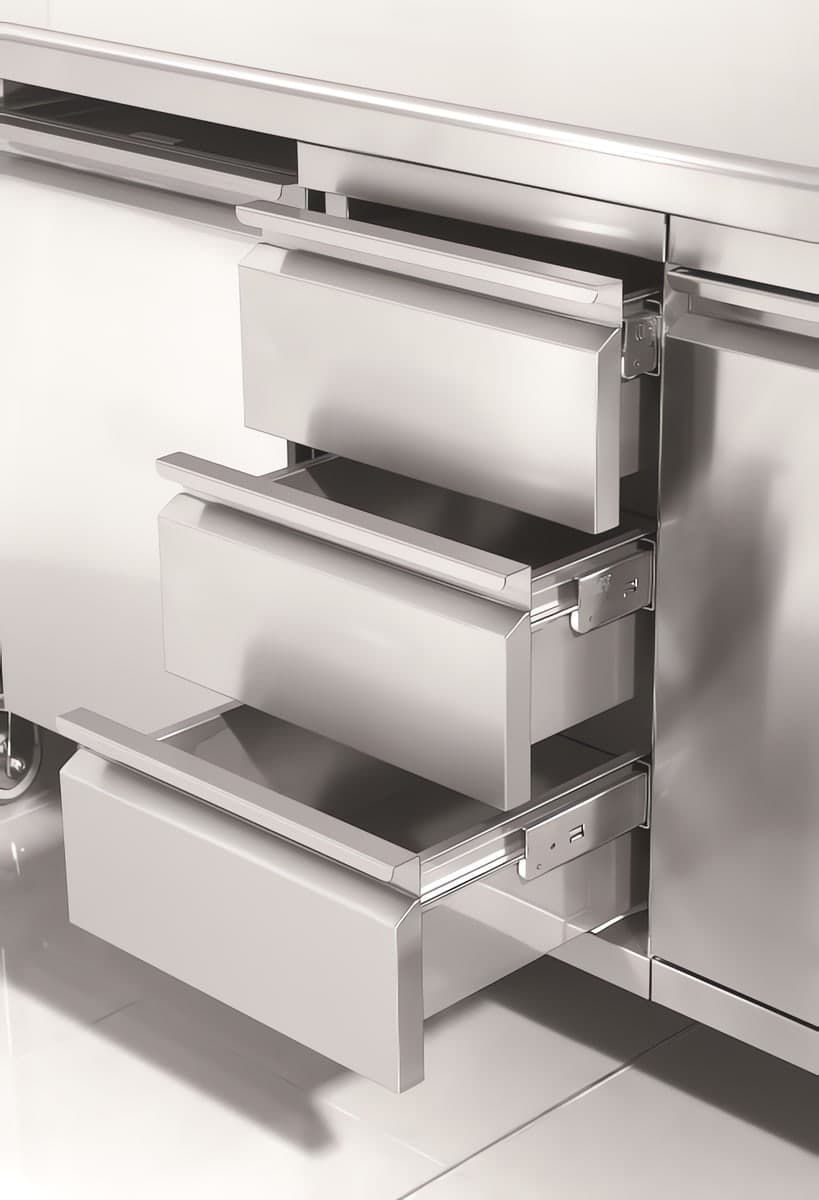 Stainless steel drawer cabinet