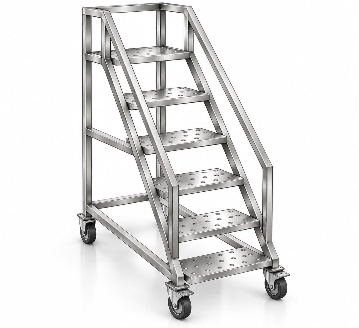 Heavy Duty Step Ladder made by Neelansh Equipments & Machines, Pune