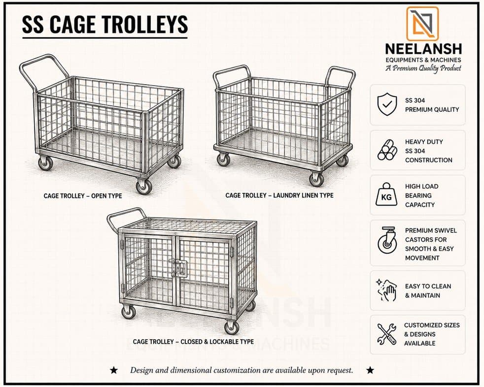 SS Cage Trolley